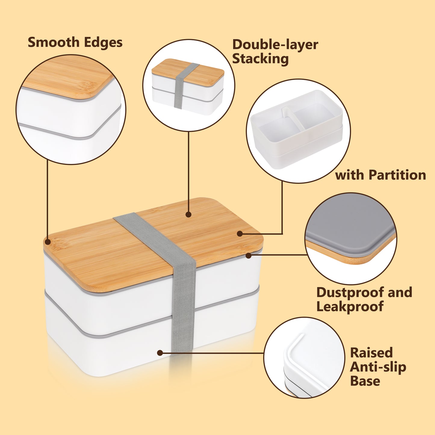 Bento Box Adult Lunch Box