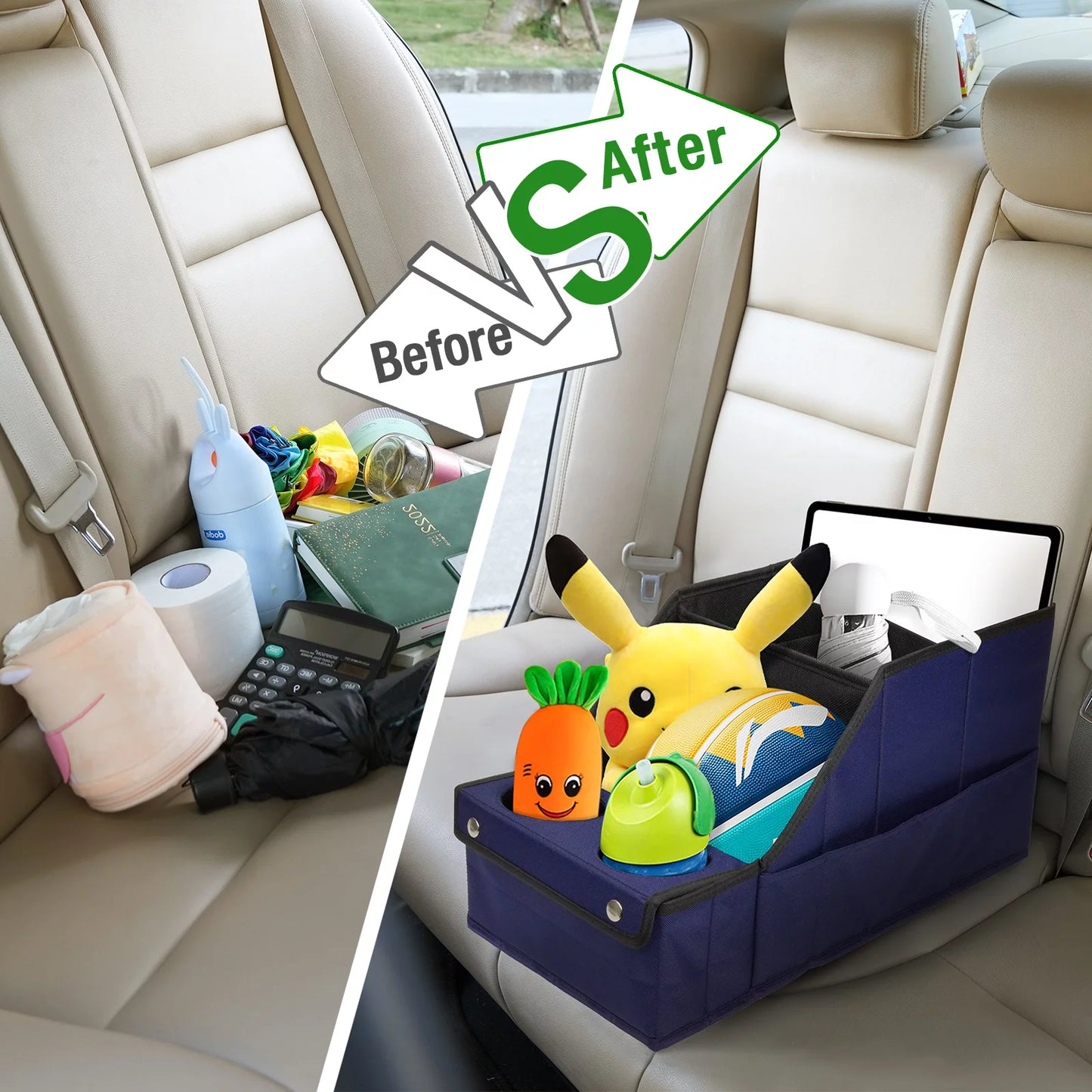 Backseat Car Organizer with 11 Storages