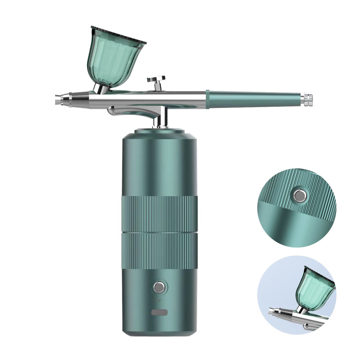 Airbrush Kit with Compressor Green