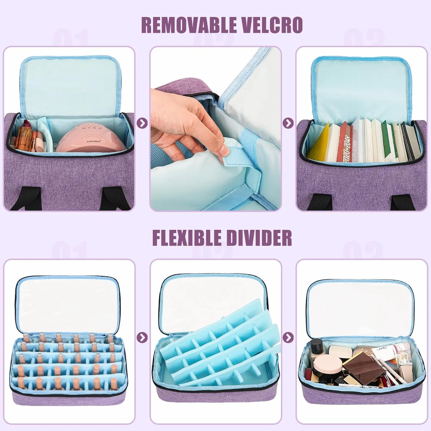 Nail Polish Organizer (Backpack Version)