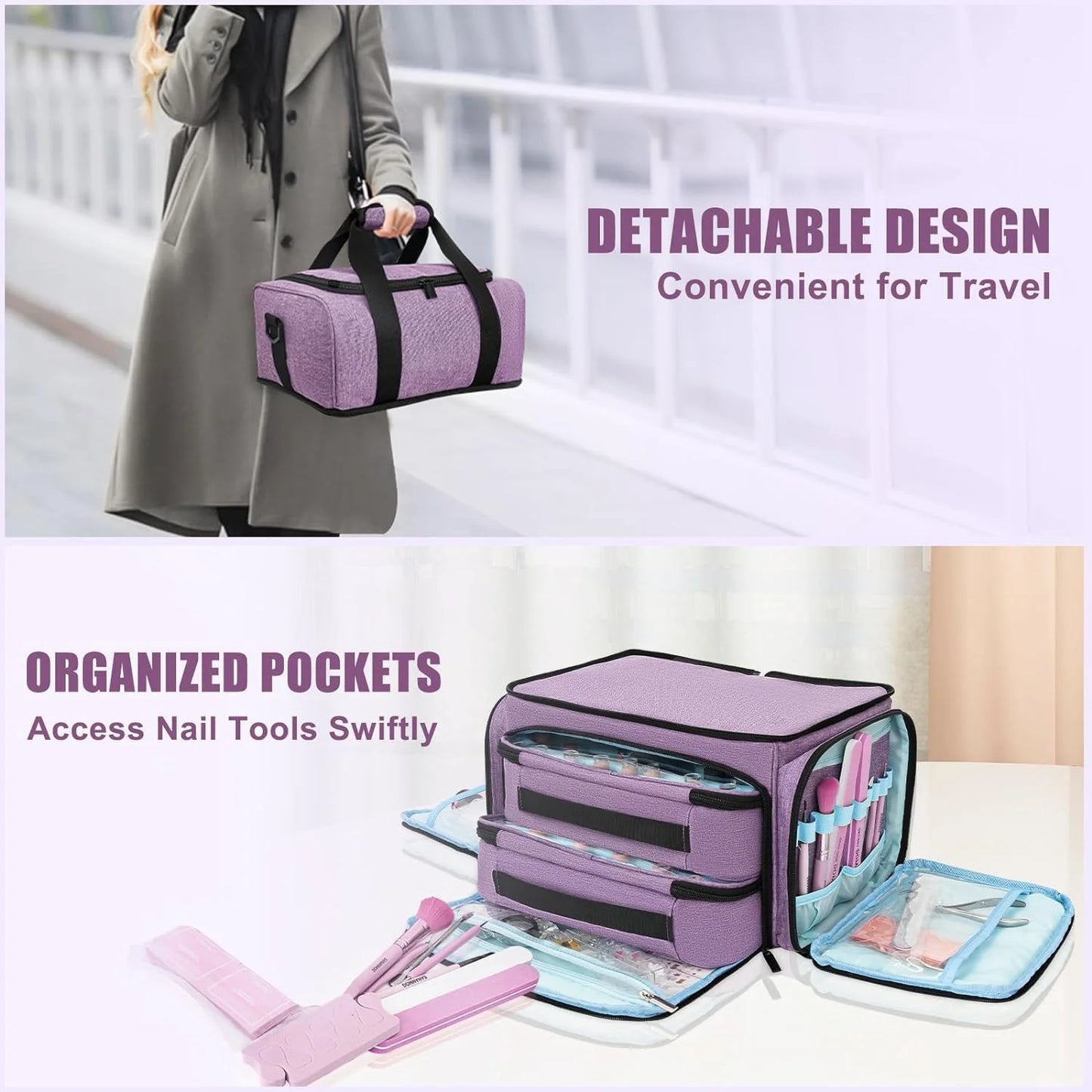 Nail Polish Organizer (Backpack Version)