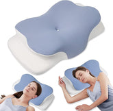 MULISOFT Memory Foam Pillow, Comfortable Pillow, Supportive Neck pillow, Ergonomic side sleeper pillow