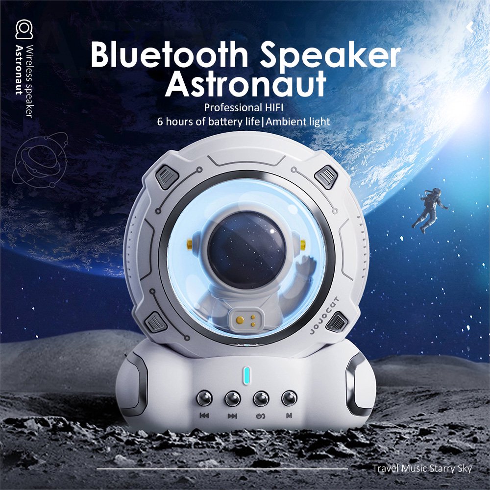 Astronaut Night Light with Lullaby Music Function for Bedroom