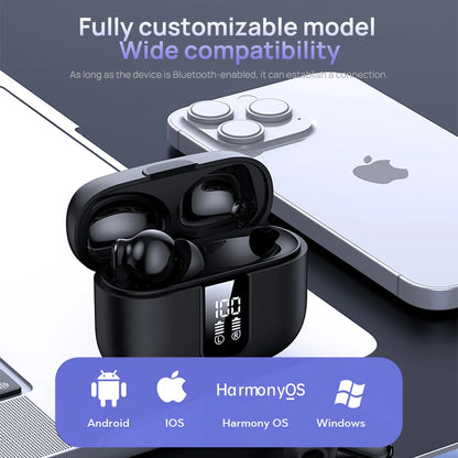 J8 Wireless Touch WaterProof Bluetooth Earbuds - White