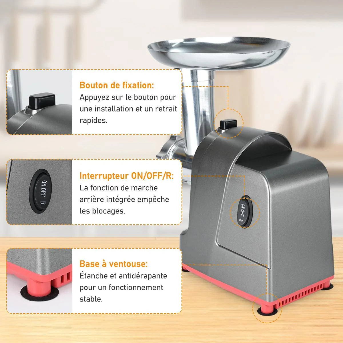 Fatabeta Meat Grinder, Electric Meat Grinders for Home Use