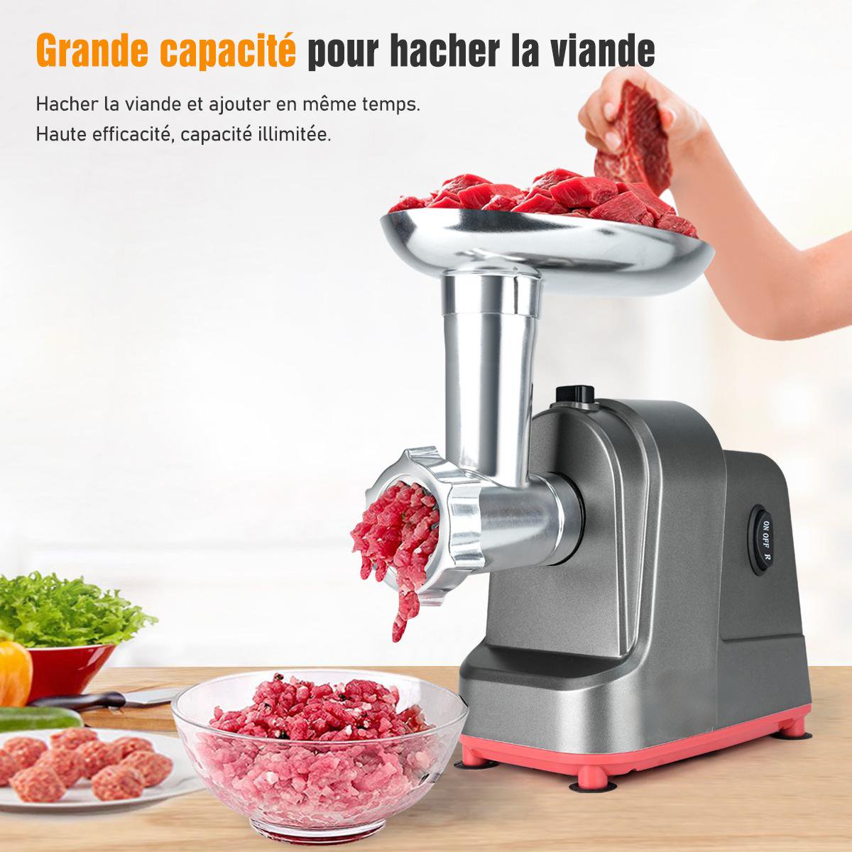 Fatabeta Meat Grinder, Electric Meat Grinders for Home Use