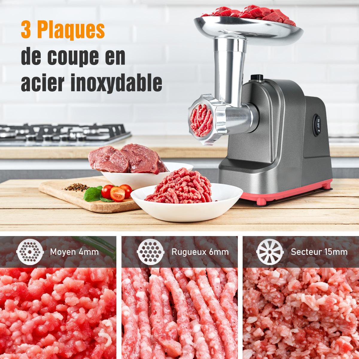 Fatabeta Meat Grinder, Electric Meat Grinders for Home Use