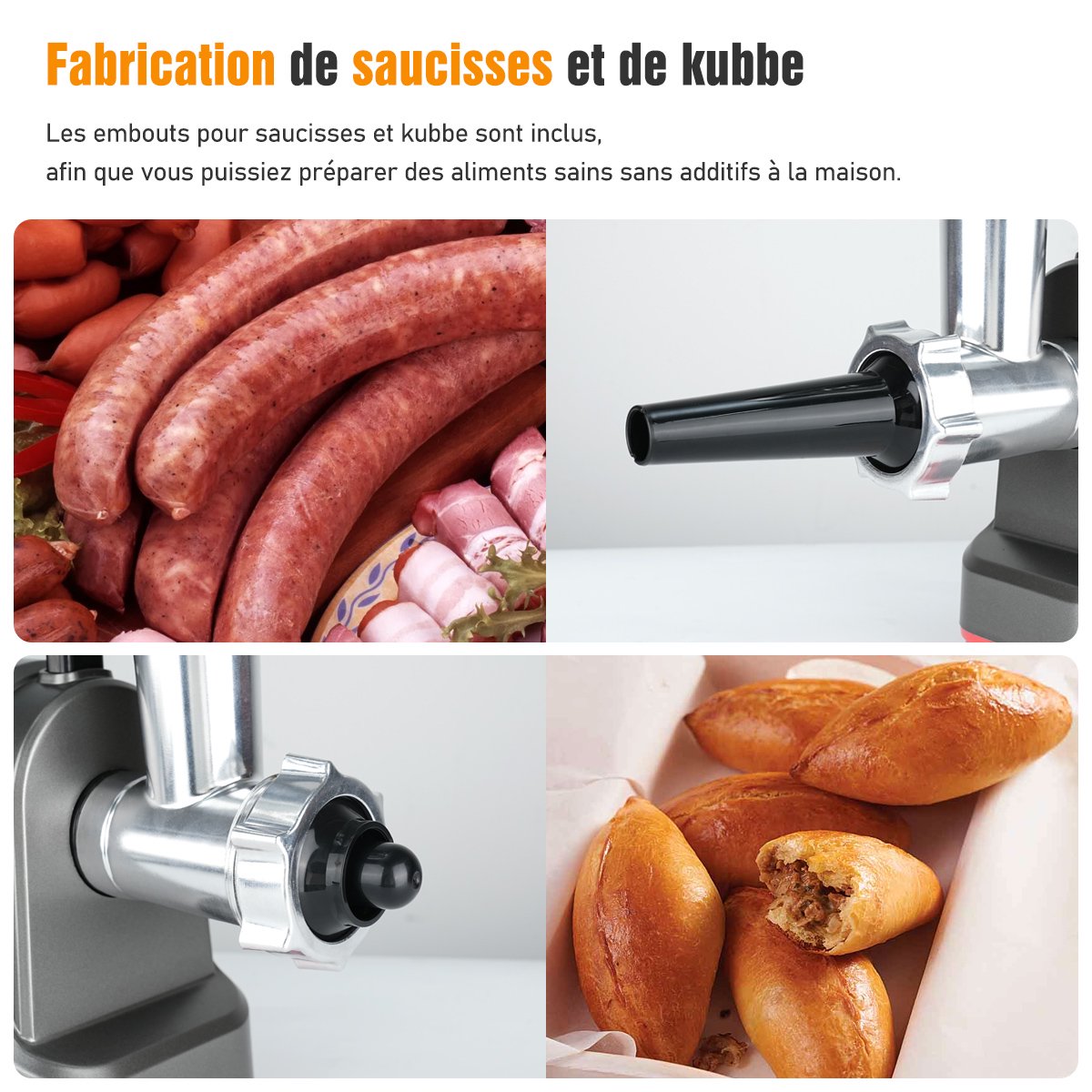 Fatabeta Meat Grinder, Electric Meat Grinders for Home Use