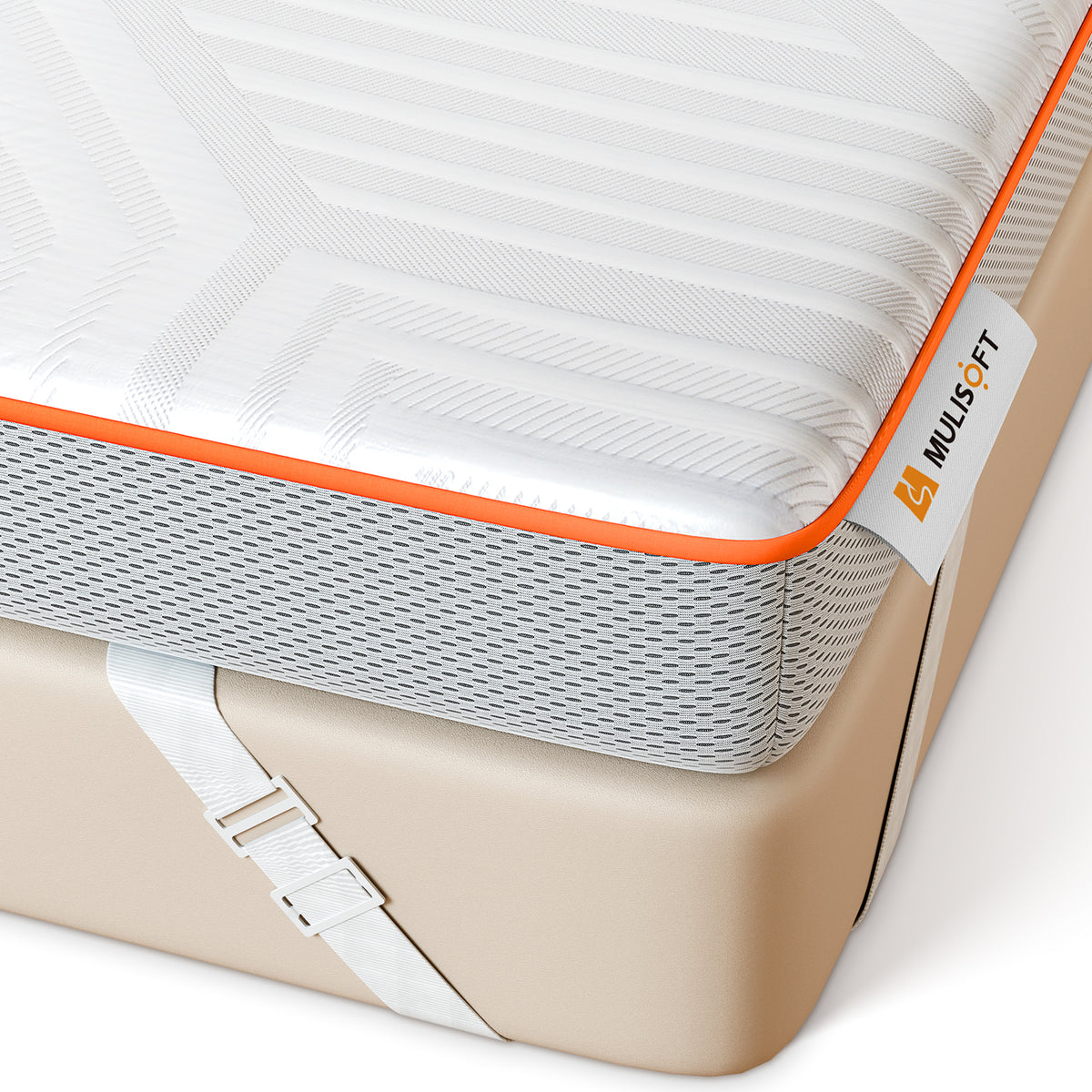 MULISOFT Mattress Topper  H3/H4, Extra Thick 7.5 cm Gel Memory Foam, Washable & Breathable, Suitable for Box Spring Beds, Sofa Beds & Caravans, OEKO-TEX® STANDARD 100