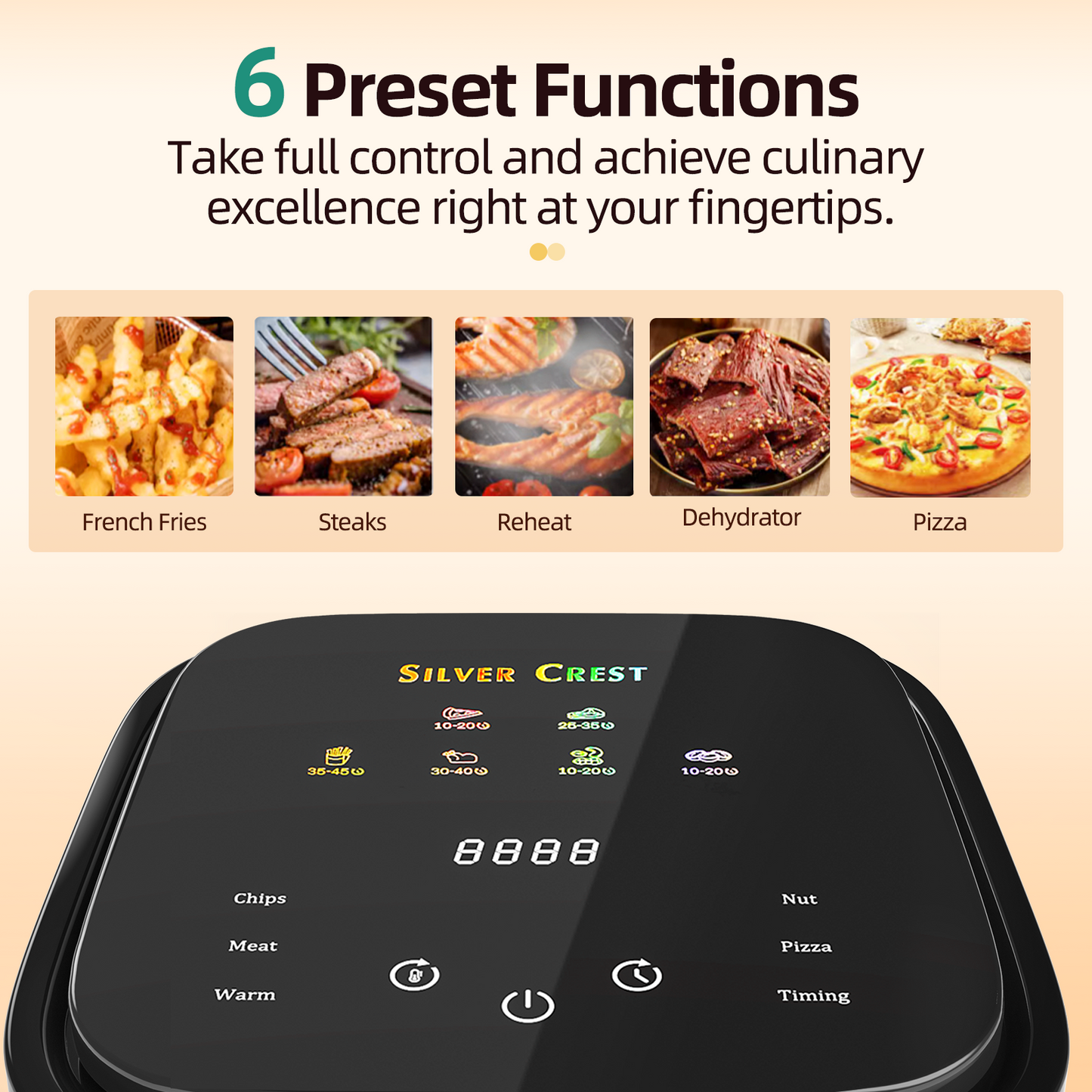 Multifunctional Digital Air Fryer-Green