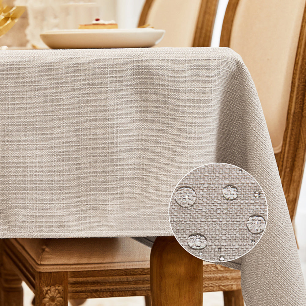 White Rectangle Tablecloth