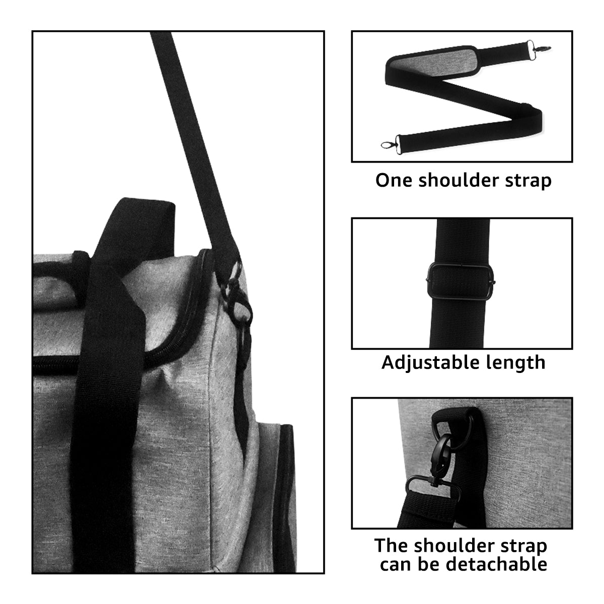 Gray Nail Polish Organizer (Backpack Version)
