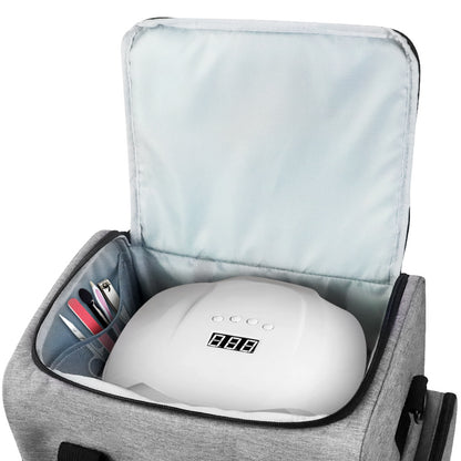 Gray Nail Polish Organizer (Backpack Version)