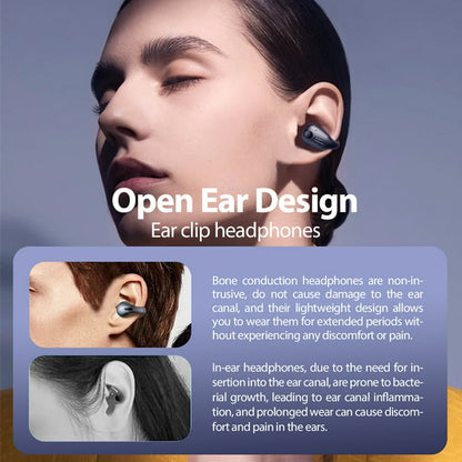 Wireless Earbuds Bluetooth -5.2 Open -Black