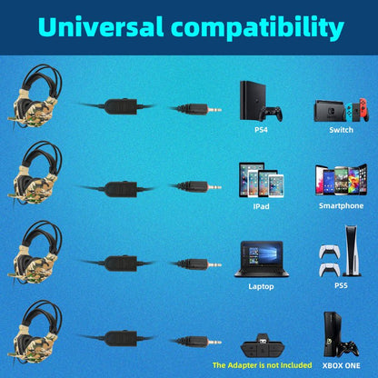 Gaming Headset for PS4, Xbox One, PC, Laptop, Mac, Nintendo Switch