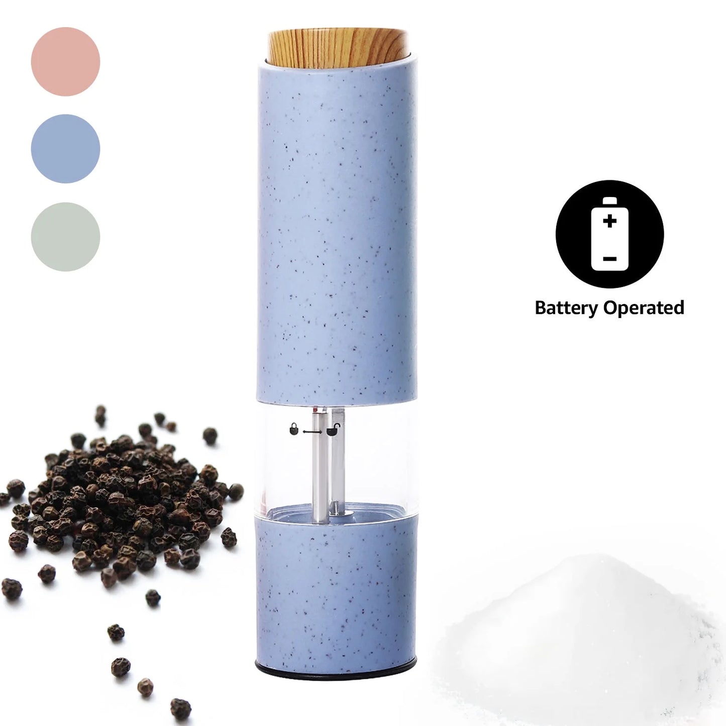Electric Salt and Pepper Grinder ,Blue