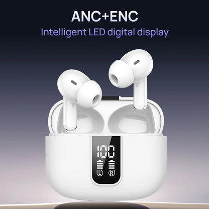 J8 Wireless Touch WaterProof Bluetooth Earbuds - White