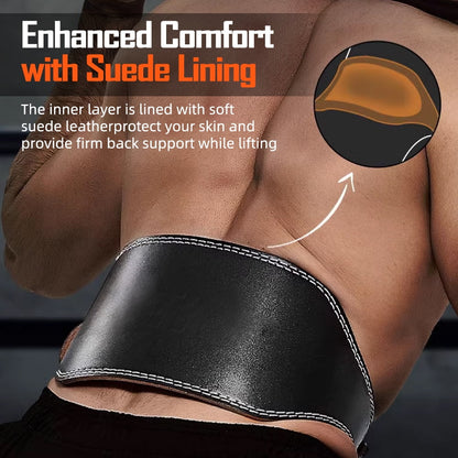 Leather Weight Lifting Belt-Size M