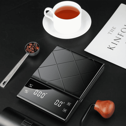 Digital Coffee Scale with Timer 3kg/0.1g-Back