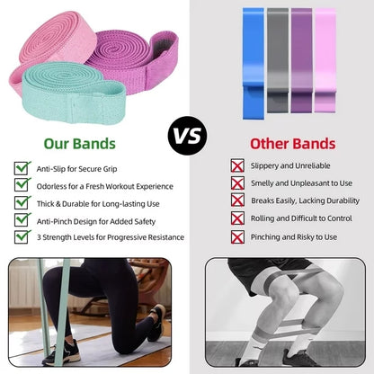 Fabric Resistance Hip Booty Bands