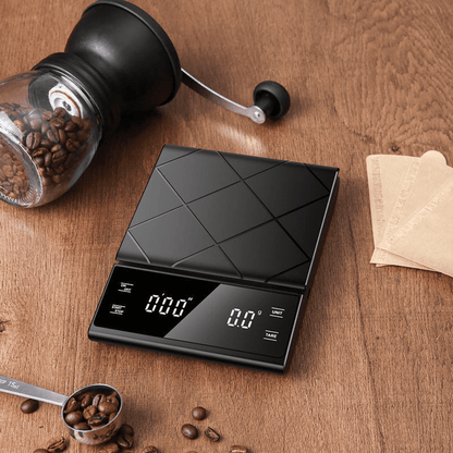 Digital Coffee Scale with Timer 3kg/0.1g-Back
