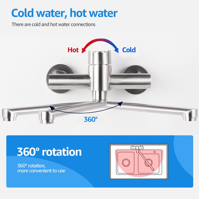 Faucet with Extra Long Spout