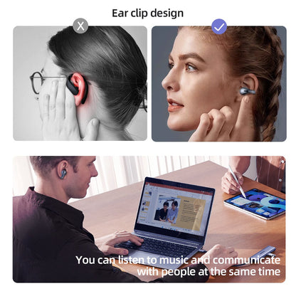 Wireless Earbuds Bluetooth -5.2 Open -Black