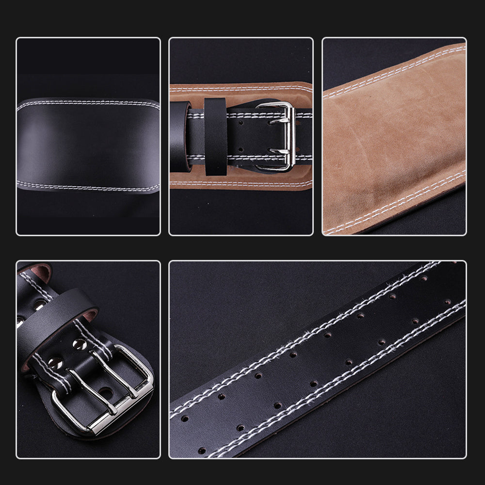 Leather Weight Lifting Belt-Size M