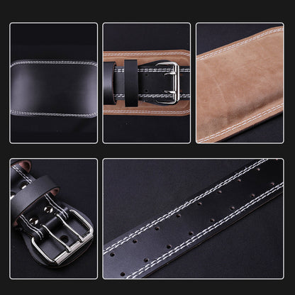 Leather Weight Lifting Belt-Size M