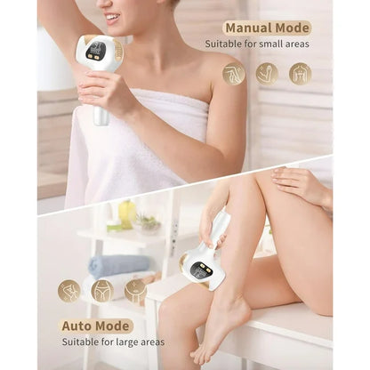 Laser Hair Removal, IPL Hair Removal for Women and Men, Flashes Hair Remover for Face, Armpits, Arms, Bikini Line, Legs
