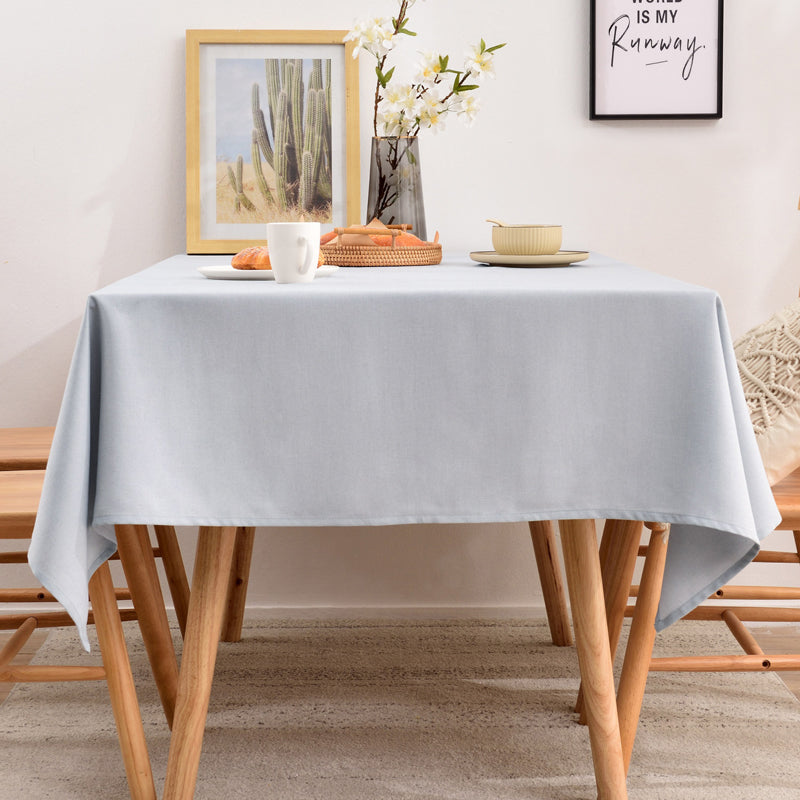 Rectangle Farmhouse Table Cover White