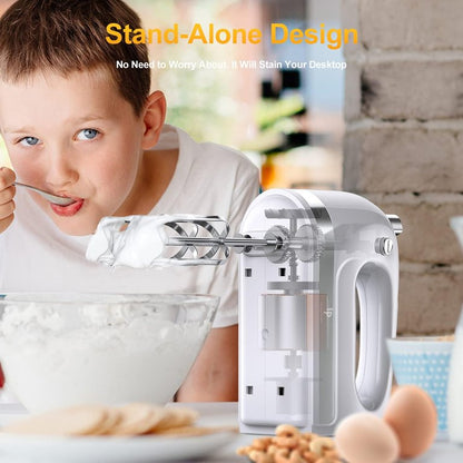 Hand Mixer Electric, 400W Food Mixer 5 Speed Handheld Mixer